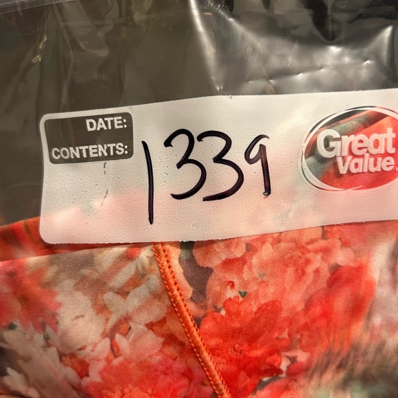 Athleta Womens Pink Floral Printed Elastic High Rise Pull On Shorts Small (1339) - Picture 6 of 6